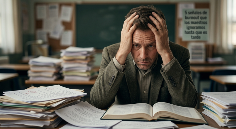 5 señales de burnout que los maestros ignoramos hasta que es tarde
