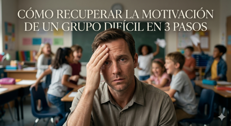 Cómo recuperar la motivación de un grupo difícil en 3 pasos